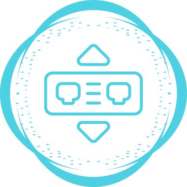 Ağ web simgesi vektör illüstrasyonu