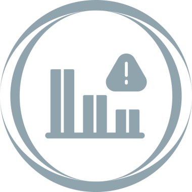 Finansal tablo ikonu. Diyagram işareti. Beyaz arkaplanda izole edilmiş iş diyagramı sembolü