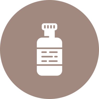 şişe simgesi, modern vektör illüstrasyon tasarımı 