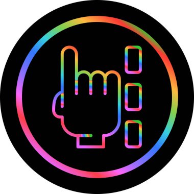 Seçim web simgesi vektör illüstrasyonuName