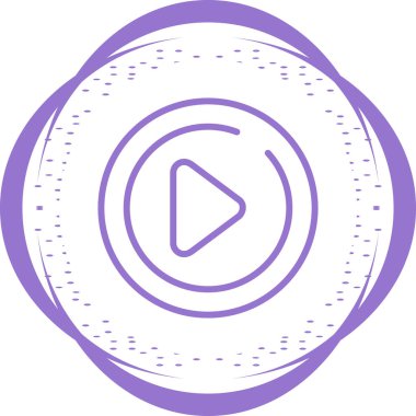 işareti simgesi, vektör çizim oynamak             