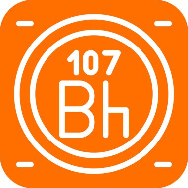 metal kimyasal element basit vektör illüstrasyon tasarımı