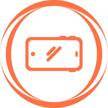 Tablet web simgesi, vektör çizim