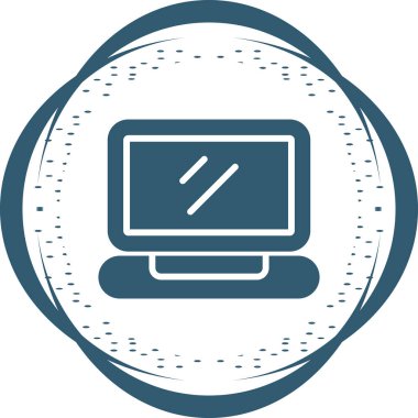 Dizüstü web simge vektör çizim         