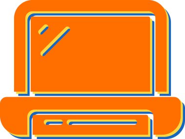 Dizüstü web simge vektör çizim         