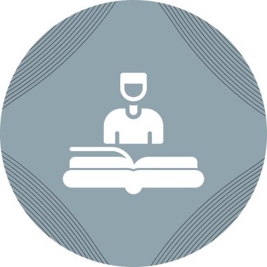 Bir adam kullanıcısının vektör illüstrasyonu