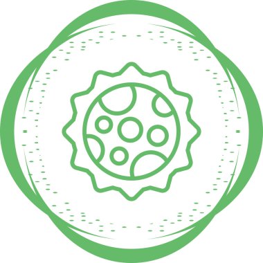 Güneş tutulmasının basit doğrusal resmi