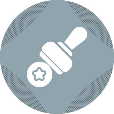 vector illustration of modern Stamp icon   