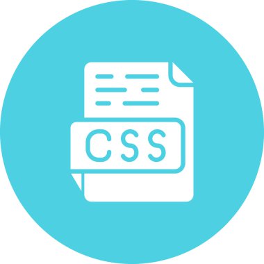 css dosya biçimi simgesi, vektör illüstrasyonu