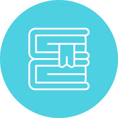 kitap web simgesi basit illüstrasyon