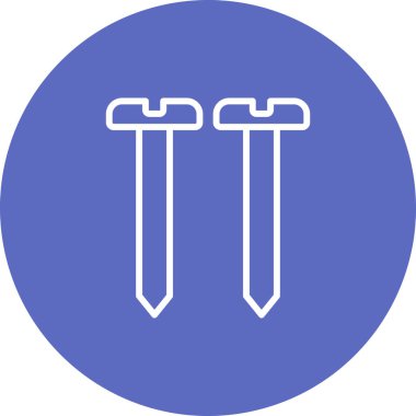 Nails web simgesi vektör illüstrasyonu