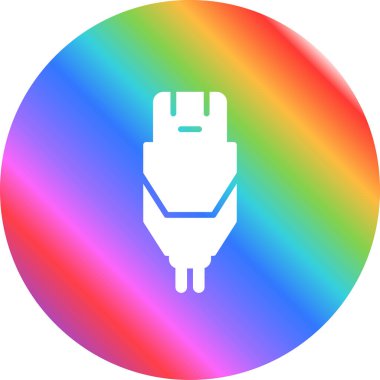 Modern hdmi portunun vektör illüstrasyonu