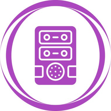 bilgisayar simgesi, vektör illüstrasyonu basit tasarım