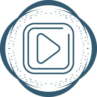 işareti simgesi, vektör çizim oynamak             