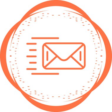 E- posta simgesi, vektör illüstrasyon tasarımı         