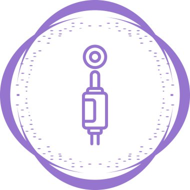 elektrik dolgu simgesi web basit illüstrasyon