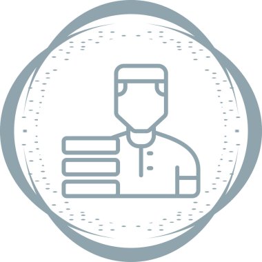 Kullanıcı web simgesi basit tasarım