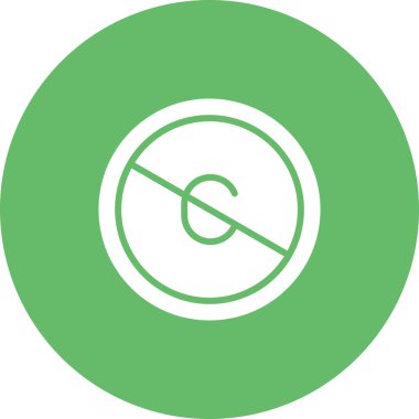 Uygulamalar ve web siteleri için kapatılan altyazı veya altyazı düz vektör simgesi