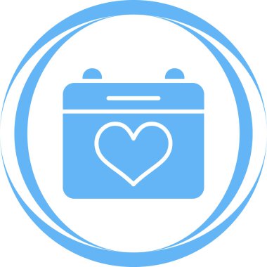 Takvim simgesi, vektör illüstrasyonu basit tasarım