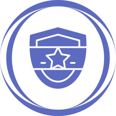 Kalkan, koruma simgesi vektör illüstrasyonu 