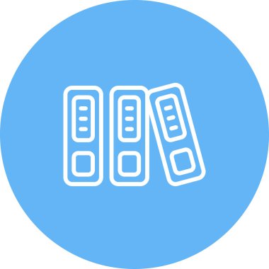 belge web simgesi vektör illüstrasyonu