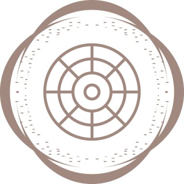 Paleti simgesi, basit vektör çizim