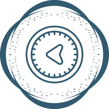 pusula web simgesi tasarımı çizimi