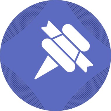 İp simgesi. düz tasarım biçimi