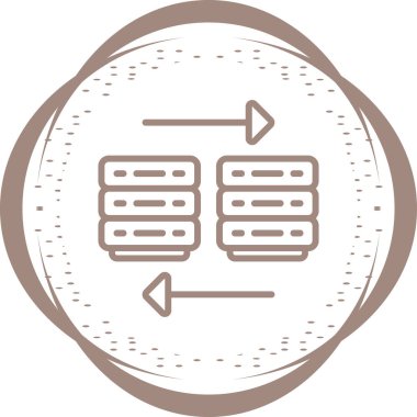 bulut web simgesi vektör illüstrasyonu