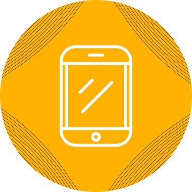 akıllı telefon web simgesi basit illüstrasyon