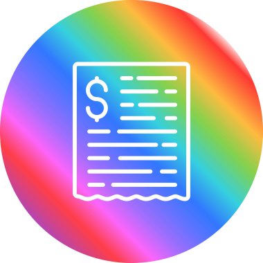 Web kullanımı için tasarlanmış canlı vektör belgesi simgesi.