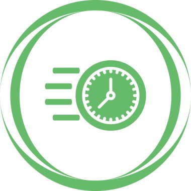 Zaman yönetimi simgesi vektör illüstrasyonu