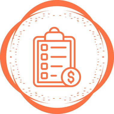 finansal planlama. Web simgesi basit illüstrasyon 