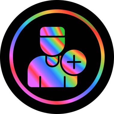 kullanıcı ekle. Web simgesi basit illüstrasyon 