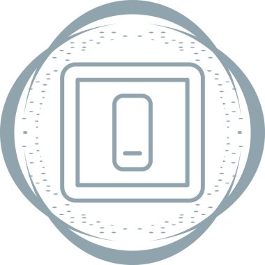 Anahtar simgesinin basit vektör illüstrasyonu