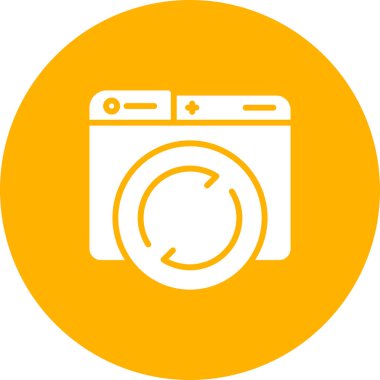 Yenile. Web simgesi basit illüstrasyon