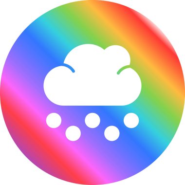 bulut web simgesi vektör illüstrasyonu