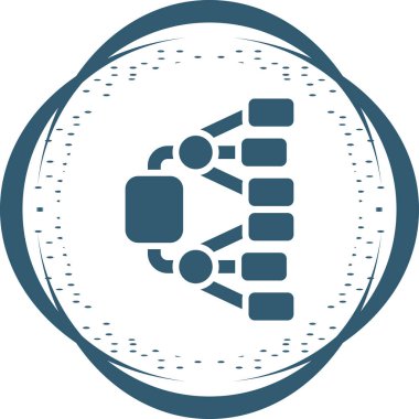 Ağ web simgesi vektör illüstrasyonu