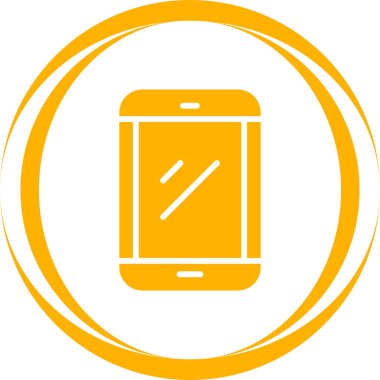 akıllı telefon simgesi, vektör illüstrasyonu basit tasarım