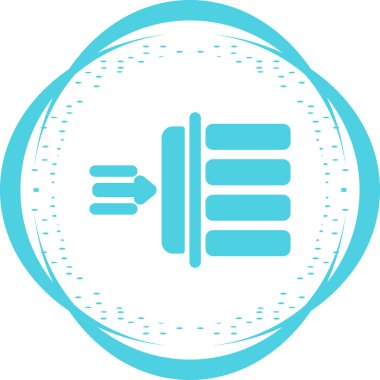 margin web simgesi, vektör illüstrasyon tasarımı 