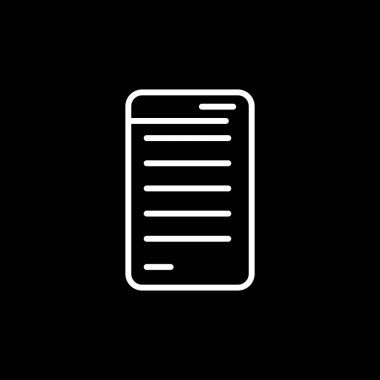 Web uygulamaları için bir belgeyi temsil eden soyut renk simgesi.