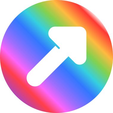 ok simgesinin vektör illüstrasyonu