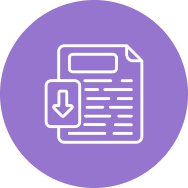 Dosya simgesi, vektör illüstrasyonu indir