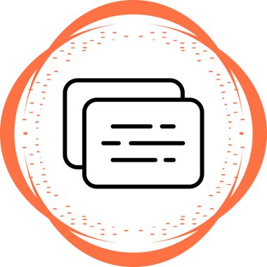 belge web simgesi vektör illüstrasyonu