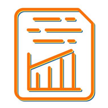 belge web simgesi vektör illüstrasyonu