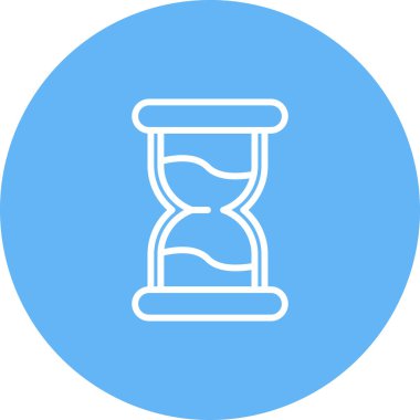 soyut kum saati vektör resimleme