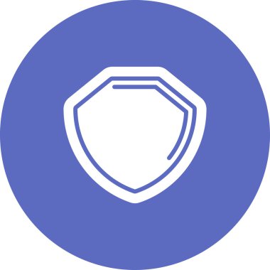 Kalkan, koruma simgesi vektör illüstrasyonu 