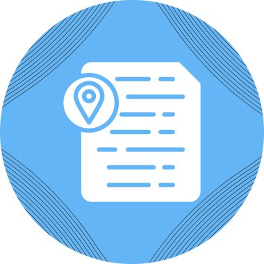 belge web simgesi vektör illüstrasyonu