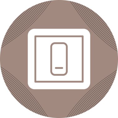 Anahtar simgesinin basit vektör illüstrasyonu