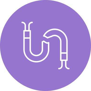 Modern Kırık Kablo simgesinin vektör çizimi        